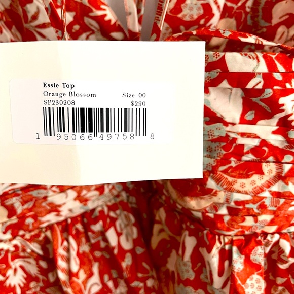 Brand new! Ulla Johnson Essie peplum halter top. XS. - Picture 6 of 6